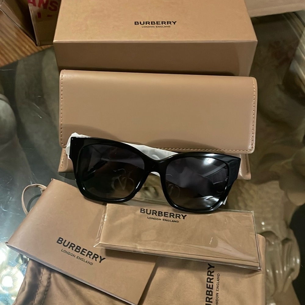 Black grey grandient polar sunglasses